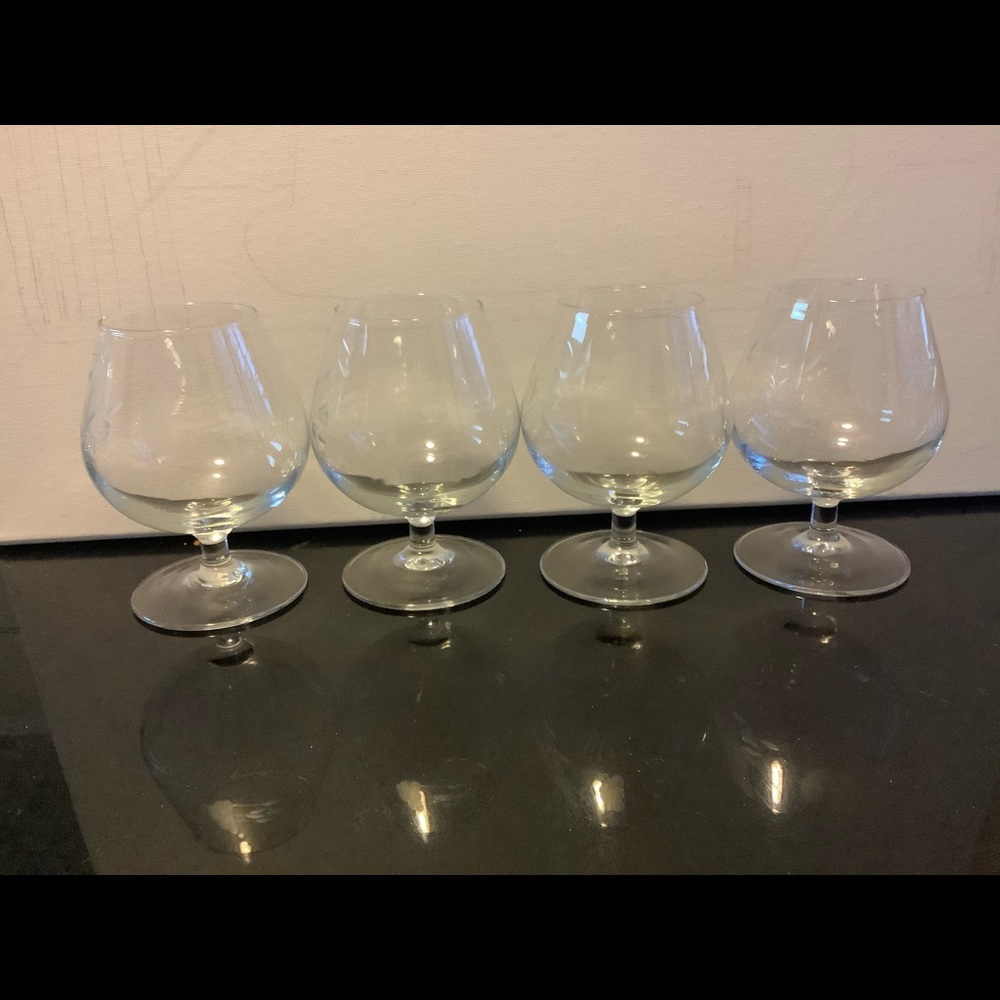 Princess house heritage pattern brandy glasses